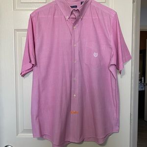Chaps Cotton Blend SS Button Down Sz Large